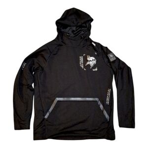 Vikings UNRL Black Sweatshirt Sz L LARGE